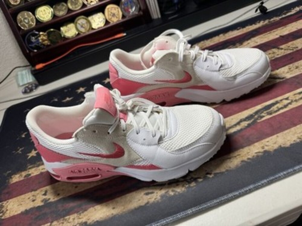 Nike Air Max Excee Low Top Lace-Up Men's Sneakers White/Pink CD5432-126